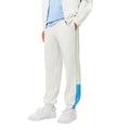 White-Blue - Side - Lacoste Mens Pique Regular Jogging Bottoms