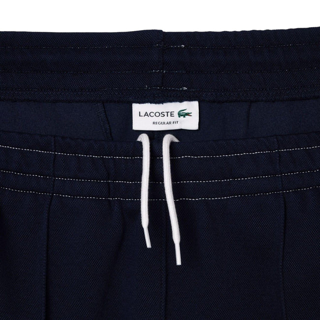 Navy - Lifestyle - Lacoste Mens Pique Regular Jogging Bottoms