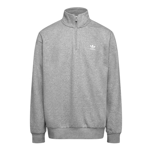Grey Heather - Front - Adidas Mens Originals Trefoil Logo Sweatshirt
