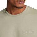 Beige - Side - Lyle & Scott Mens Embroidered Logo T-Shirt