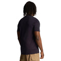 Navy - Back - Lyle & Scott Mens Embroidered Logo T-Shirt
