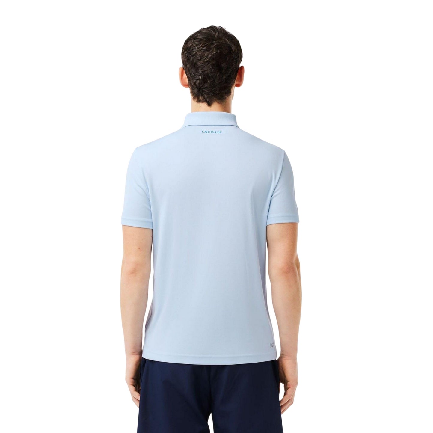 Blue - Pack Shot - Lacoste Mens Tennis x Novak Djokovic Polo Shirt