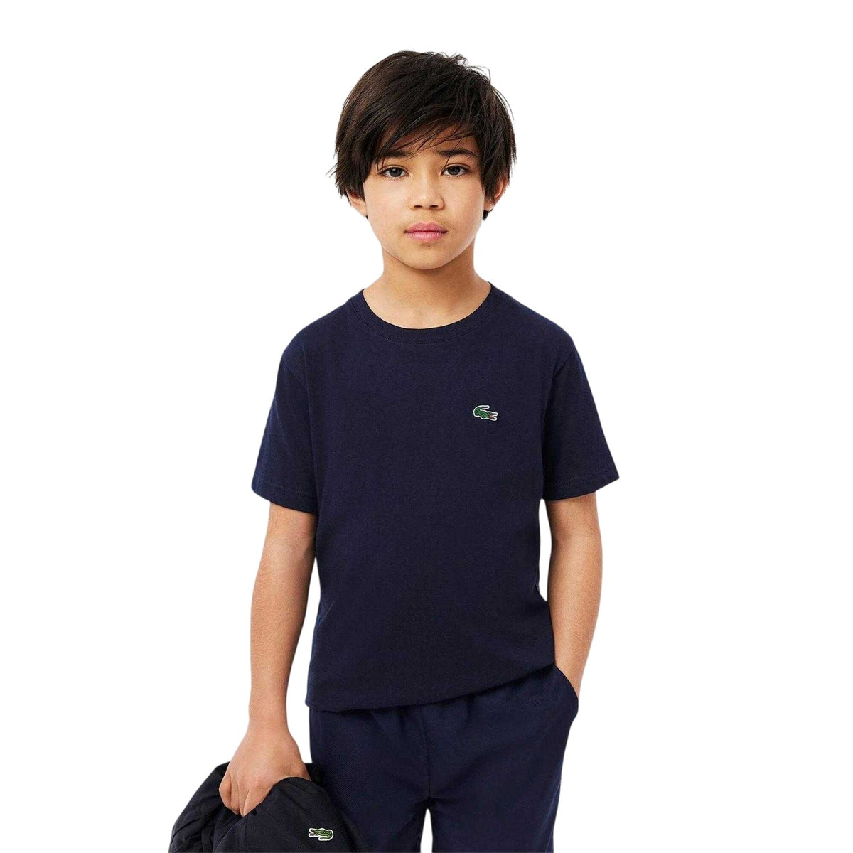 Marine Blue - Lifestyle - Lacoste Childrens-Kids Sport T-Shirt