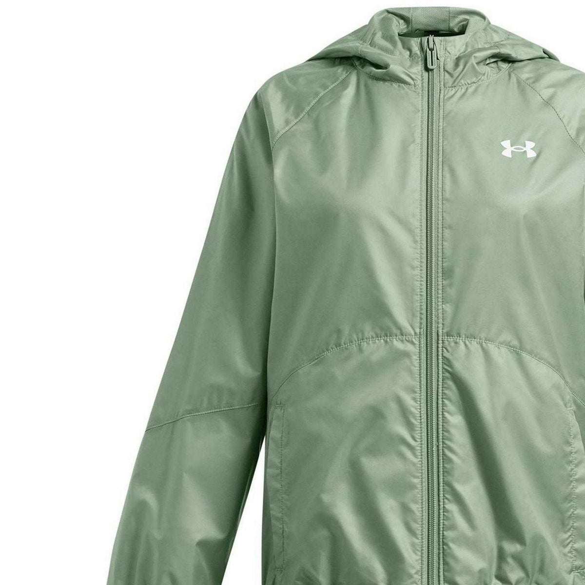 Green - Side - Under Armour Childrens-Kids Sport Windbreaker
