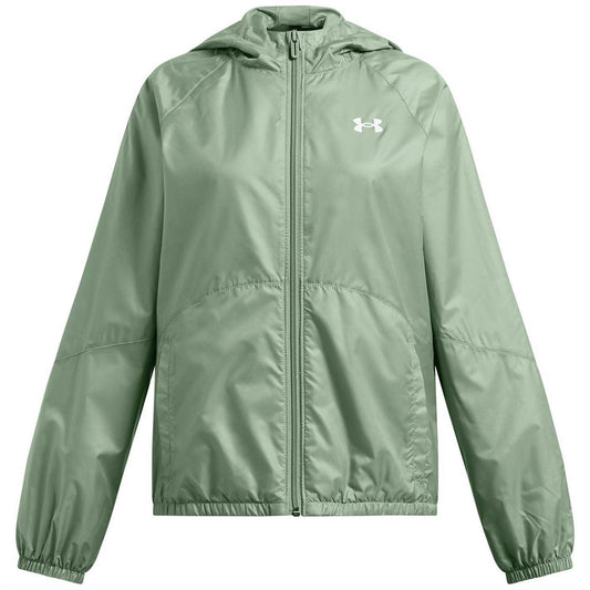 Green - Front - Under Armour Childrens-Kids Sport Windbreaker