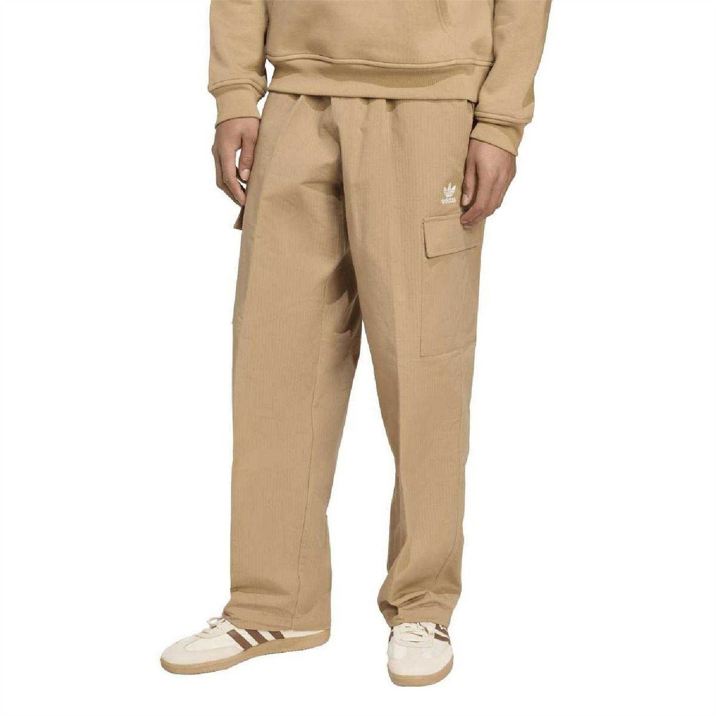 Brown - Lifestyle - Adidas Mens Trefoil Essentials Cargo Trousers