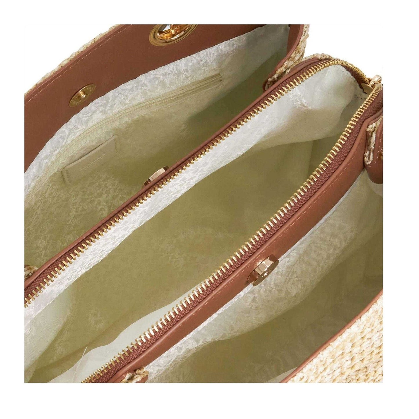 Natural - Side - Dune London Demmi Straw Shoulder Bag