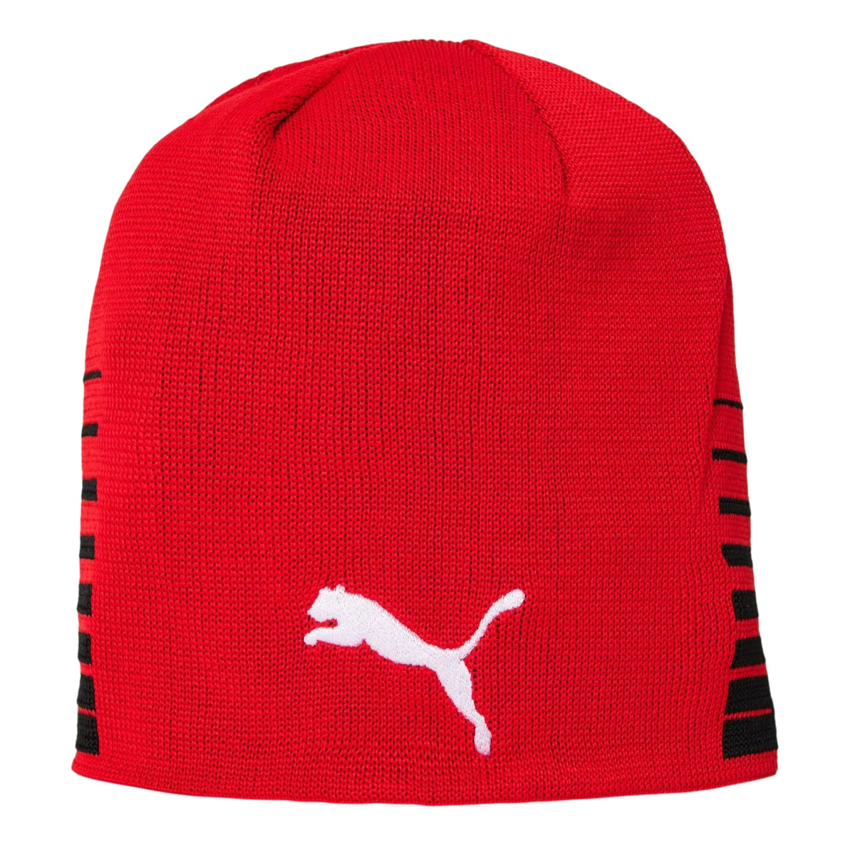 Red-Black - Side - Puma Mens Liga Reversible Beanie