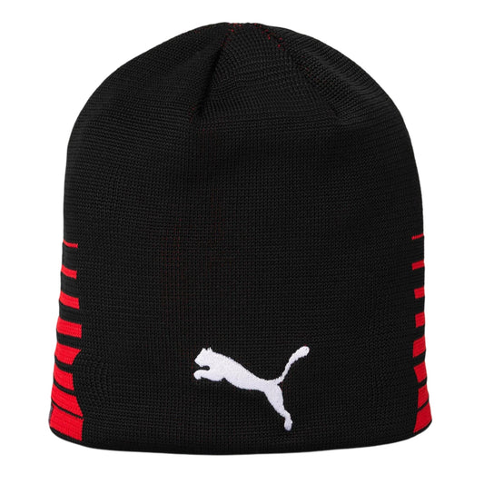 Red-Black - Front - Puma Mens Liga Reversible Beanie