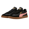 Pink-Black - Front - Puma Unisex Adult Club II Era Leather Trainers
