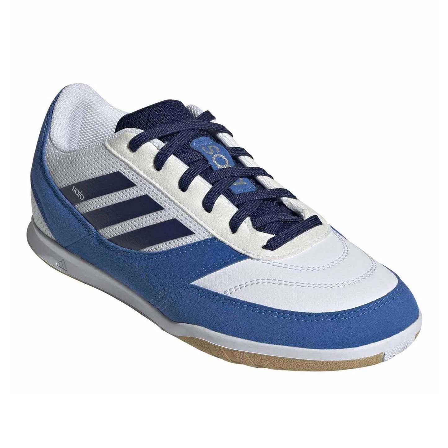 White - Pack Shot - Adidas Childrens-Kids Sala Competition II Futsal Indoor Football Trainers