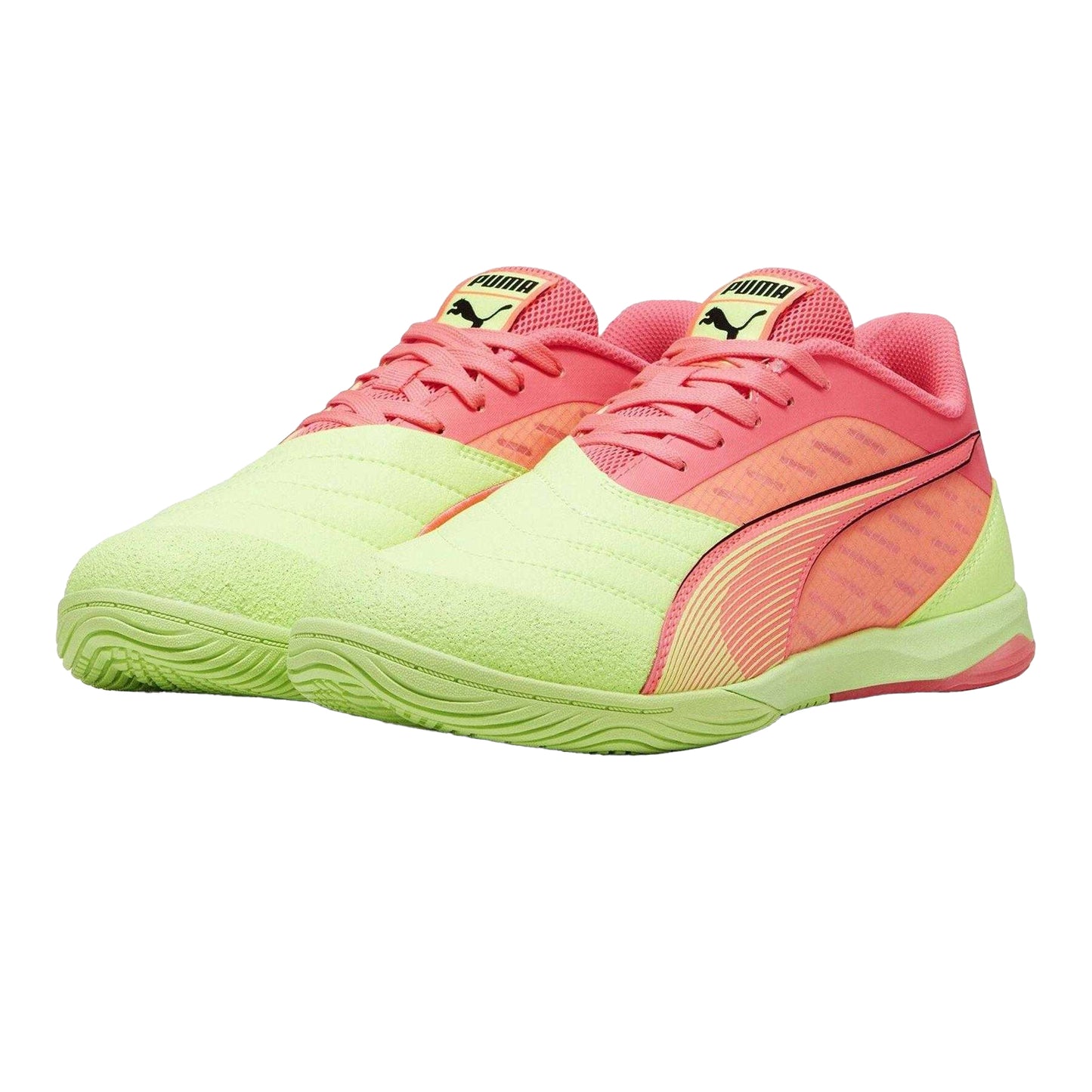 Fizzy Apple - Close up - Puma Mens Ibero IV Indoor Football Trainers
