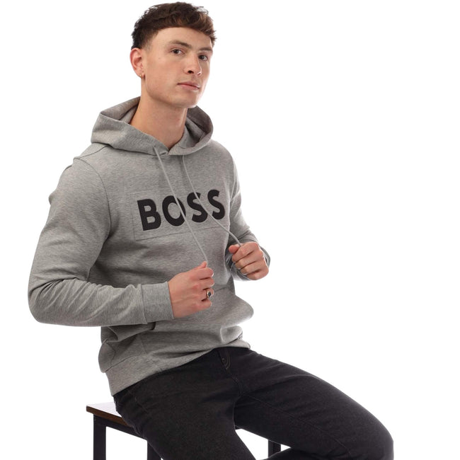 Grey - Lifestyle - Hugo Boss Mens Soody Hoodie