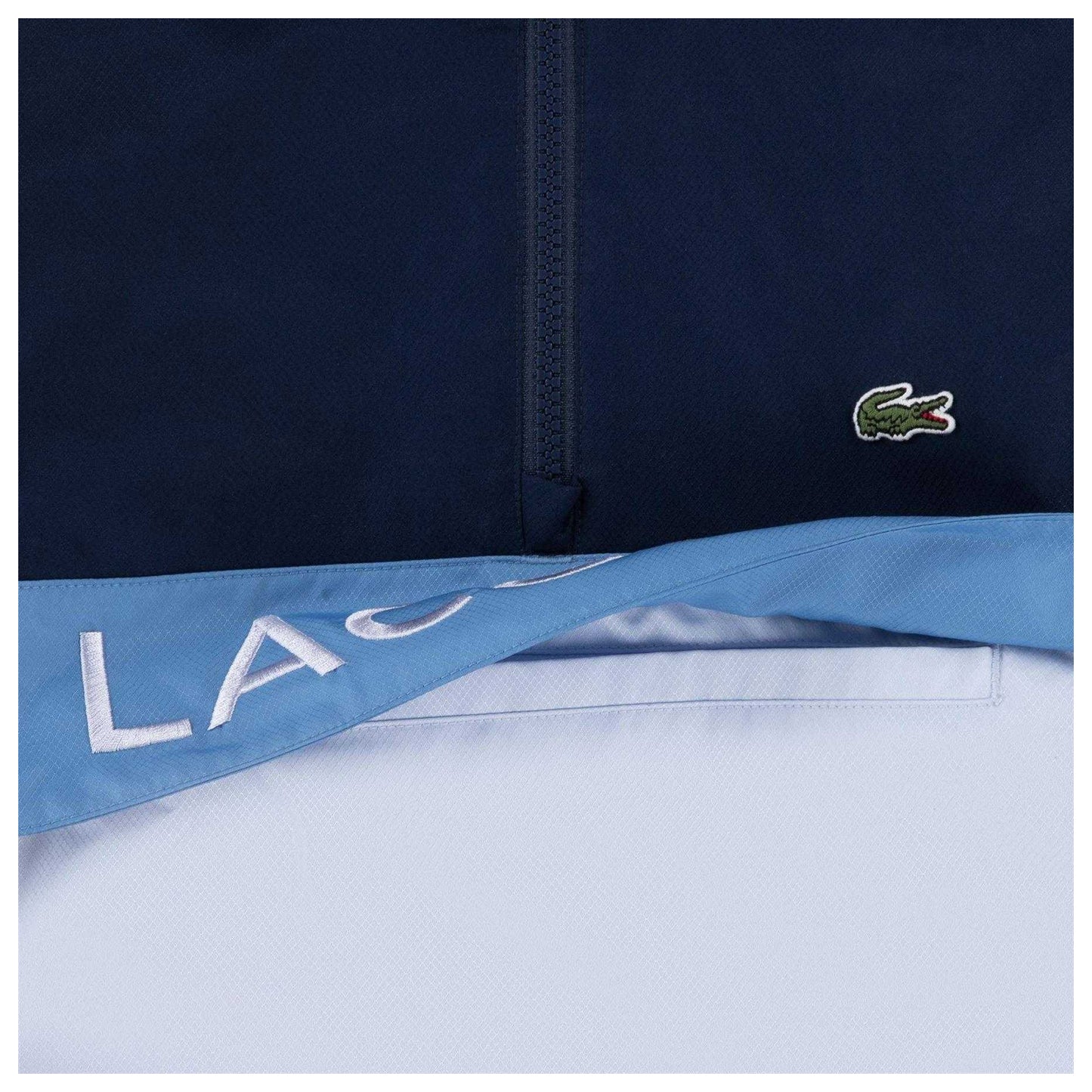 Marine Blue - Lifestyle - Lacoste Childrens-Kids Colour Block Windbreaker
