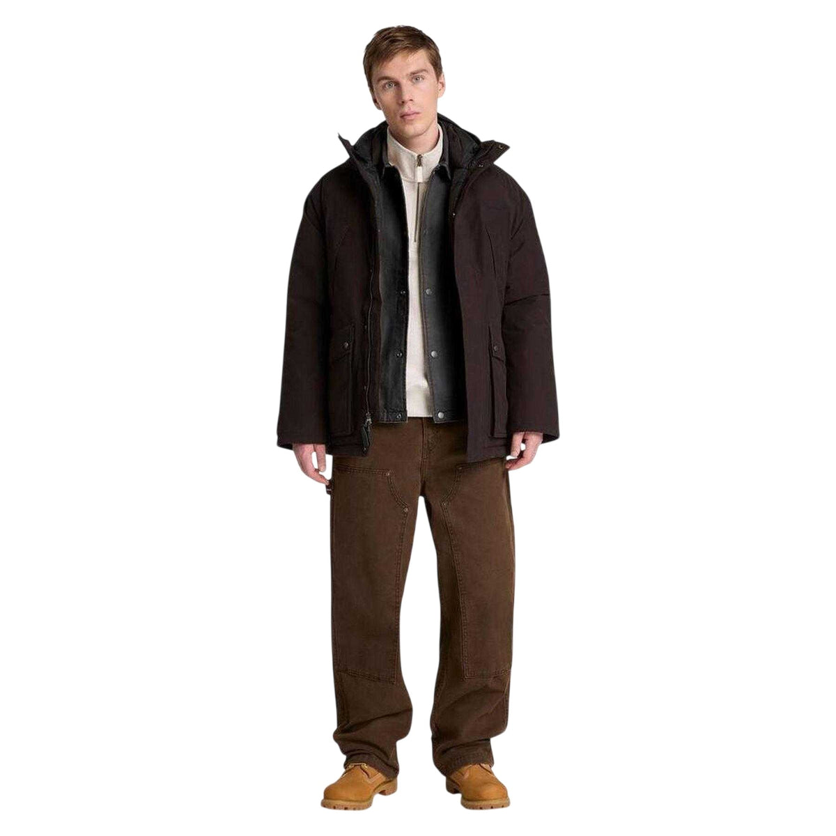 Vintage Black - Pack Shot - Timberland Mens Cotton Coach Jacket