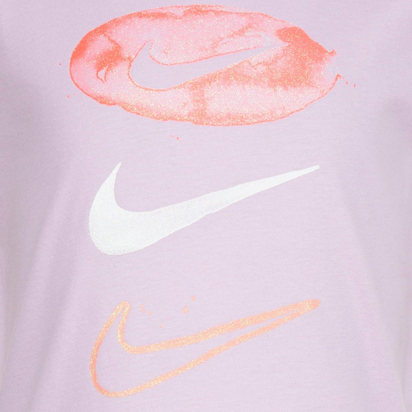 Purple - Side - Nike Girls Summer Daze Pill Swoosh T-Shirt