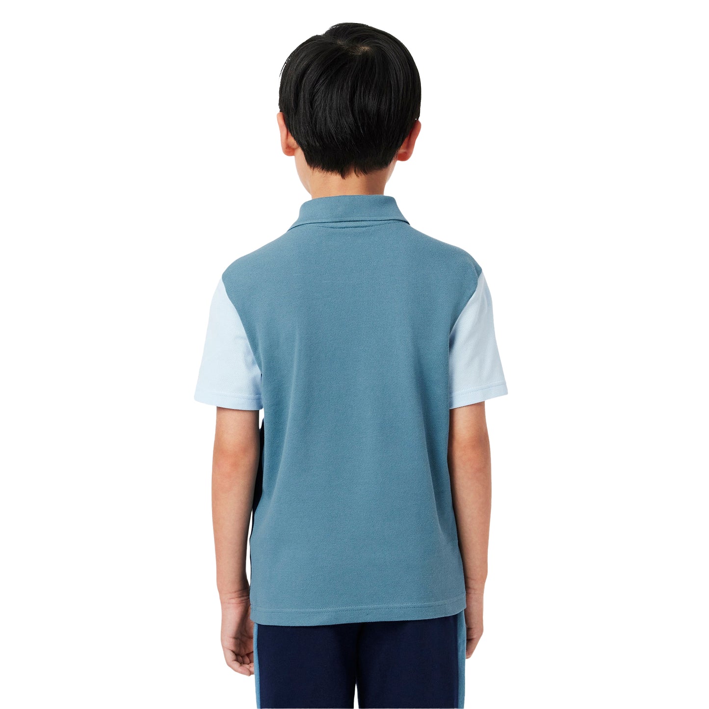 Blue - Lifestyle - Lacoste Childrens-Kids Colour Block Regular Polo Shirt