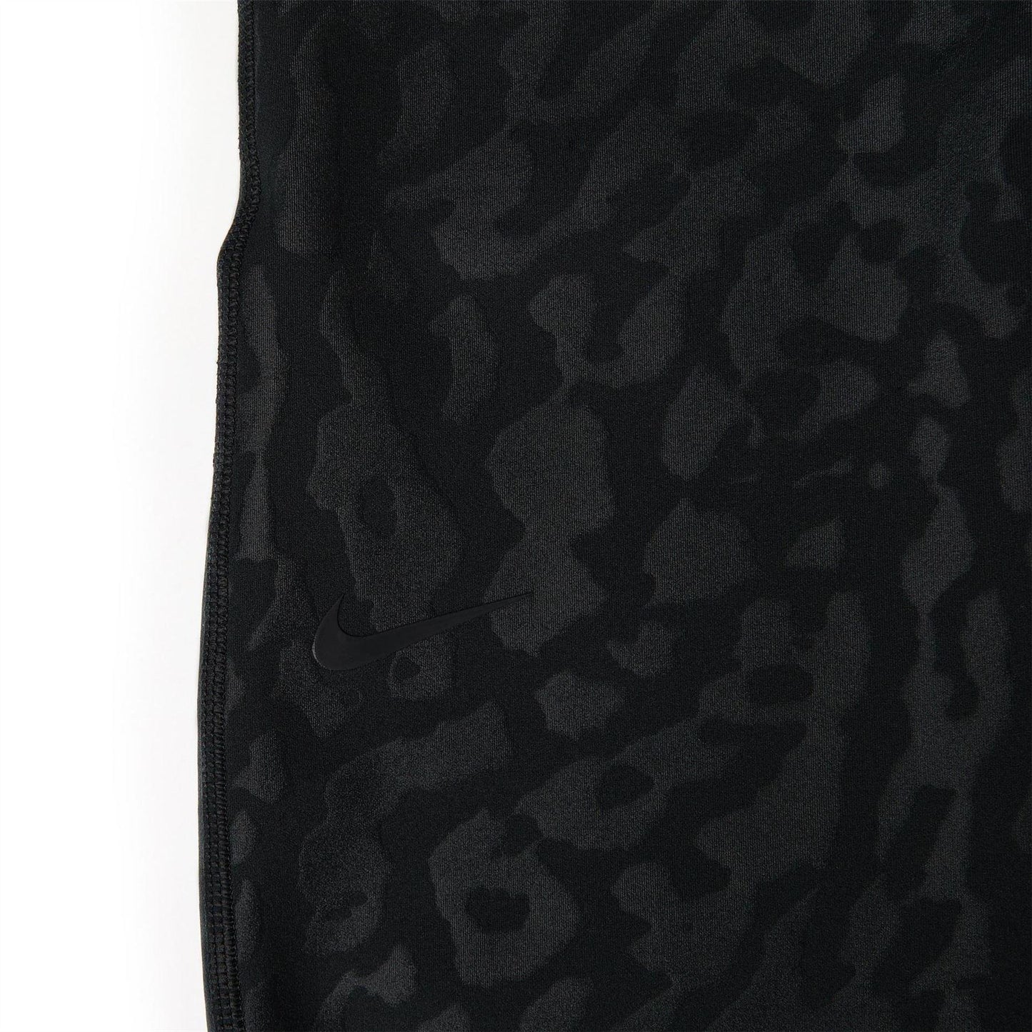 Black-Anthracite-Smoke Grey - Side - Nike Womens-Ladies Unvrsa Animal Print High Rise 7-8 Leggings