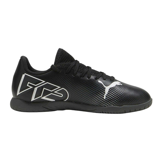 Black - Front - Puma Childrens-Kids Future 7 Play Flat Indoor Football Shoes