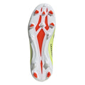 Red-White - Close up - Adidas Childrens-Kids X Crazyfast League Firm Ground Football Boots