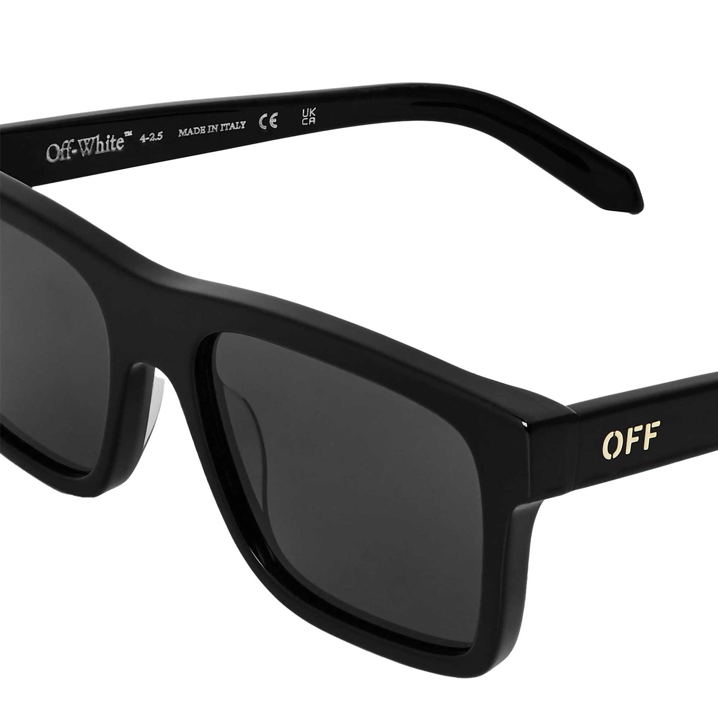 Black-Dark Grey - Side - Off White Unisex Adult Galena Tortoise Sunglasses