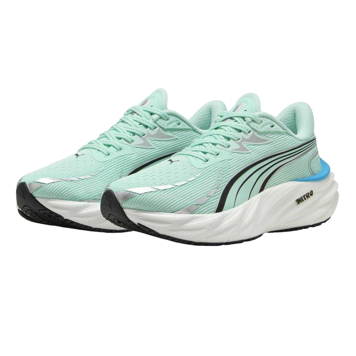 Mint - Pack Shot - Puma Womens-Ladies Velocity Nitro 4 Shoes