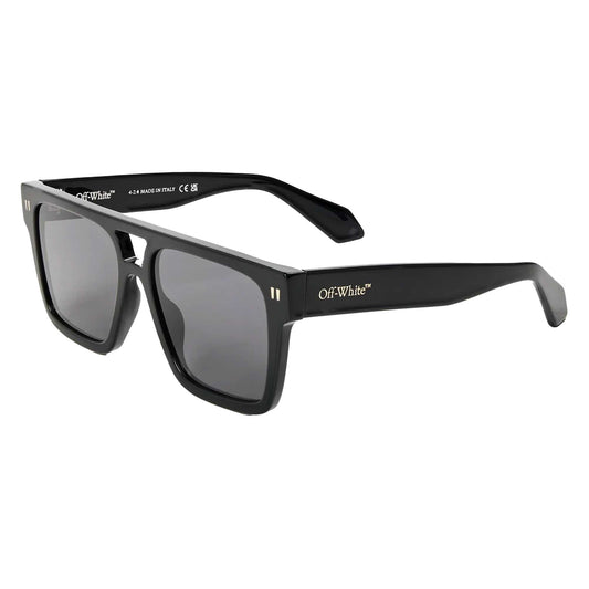 Black-Dark Grey - Front - Off White Mens Springfiel Square Frame Sunglasses