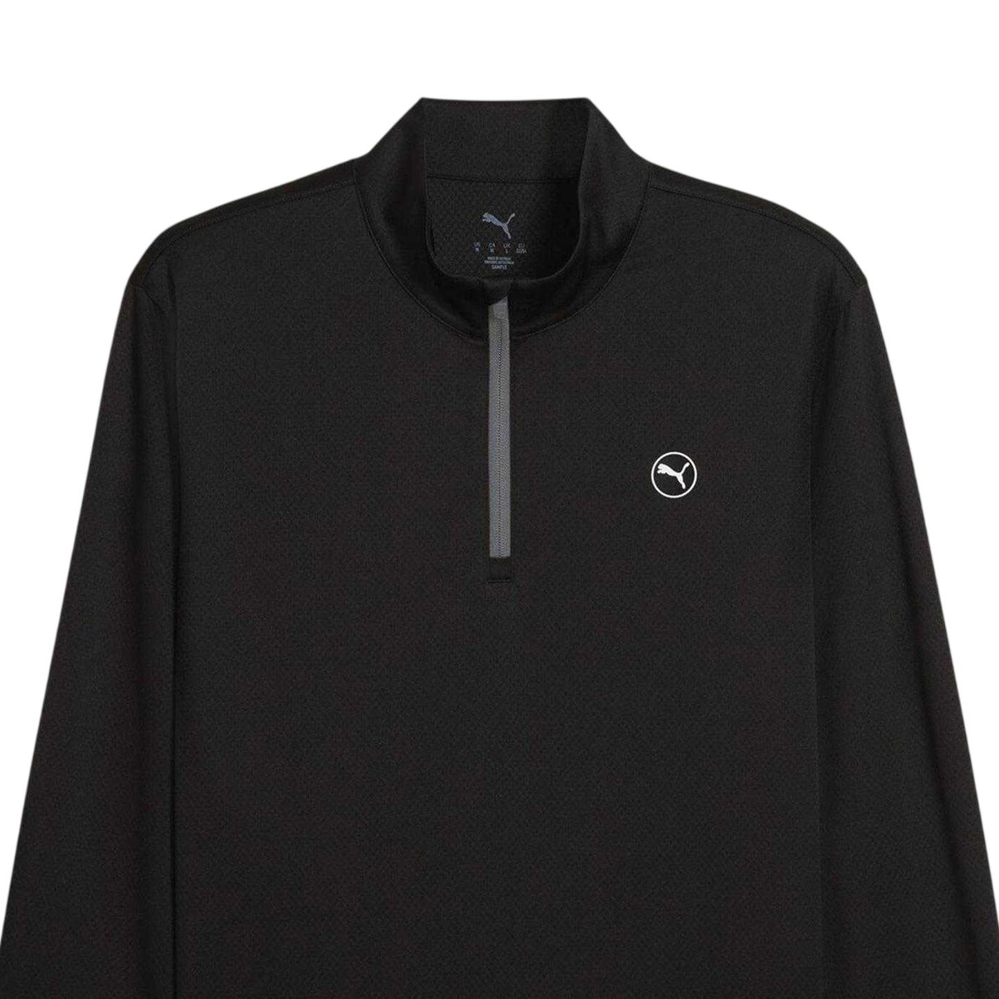 Black - Side - Puma Mens Pure 2.0 Textured Jumper