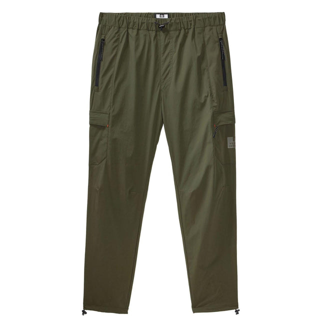 Green - Front - Weekend Offender Mens Tulum Technical Combat Trousers