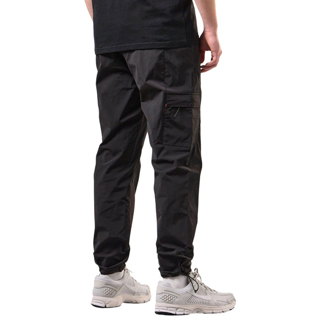 Black - Back - Weekend Offender Mens Tulum Technical Combat Trousers