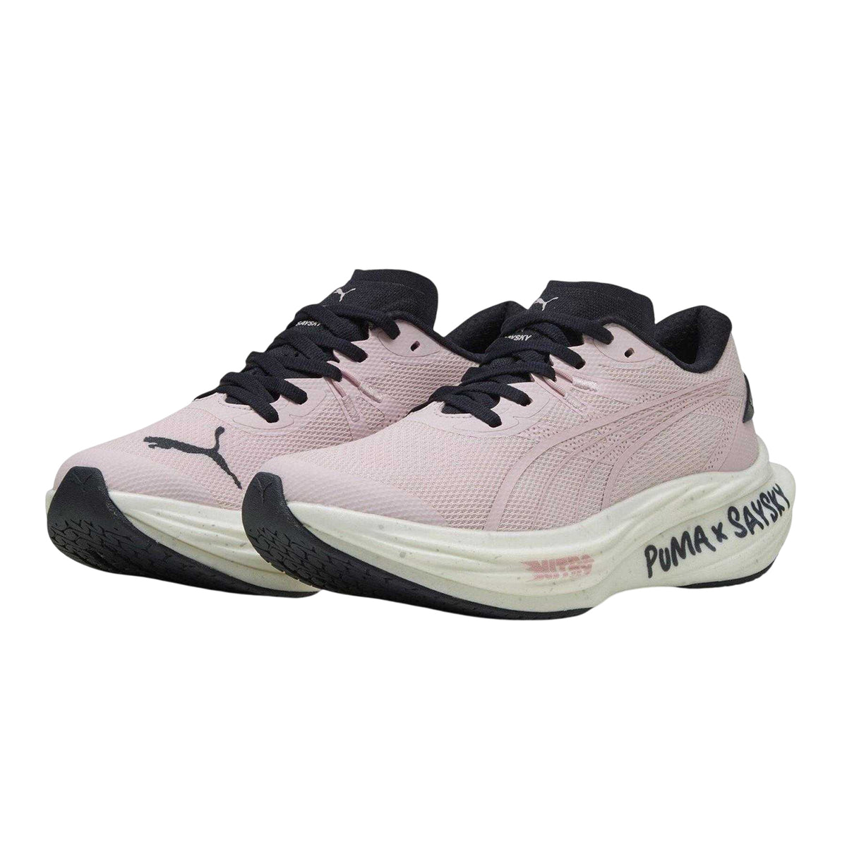 Mauve - Close up - Puma Womens-Ladies Nitro 3 Saysky Running Shoes