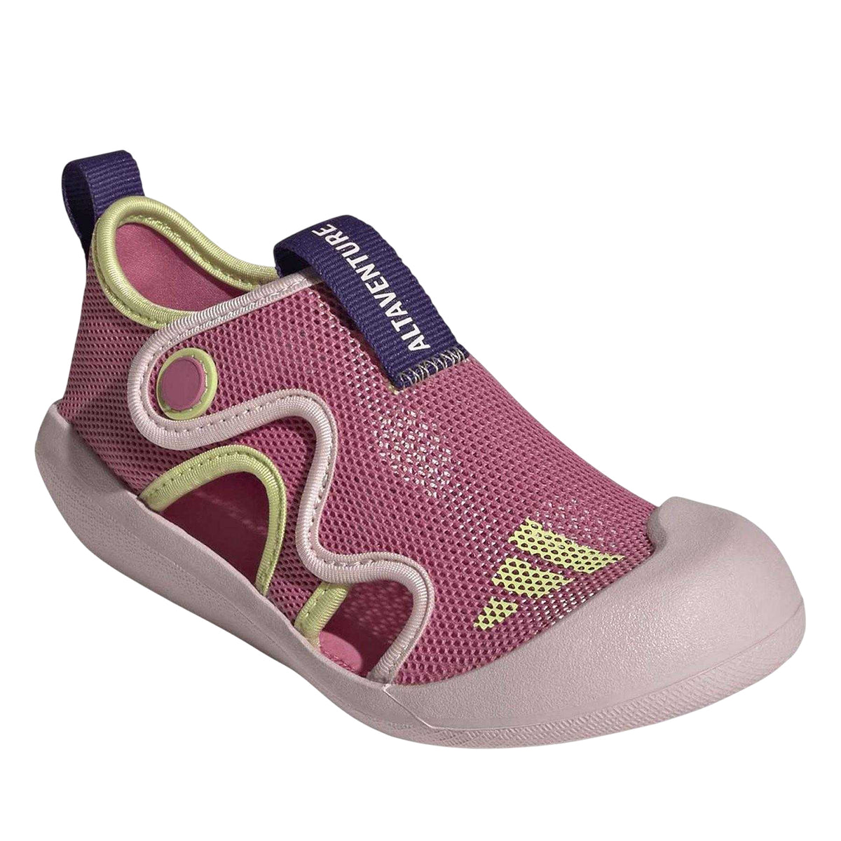 Clear-Pink - Pack Shot - Adidas Childrens-Kids Altaventure Mesh Water Shoes