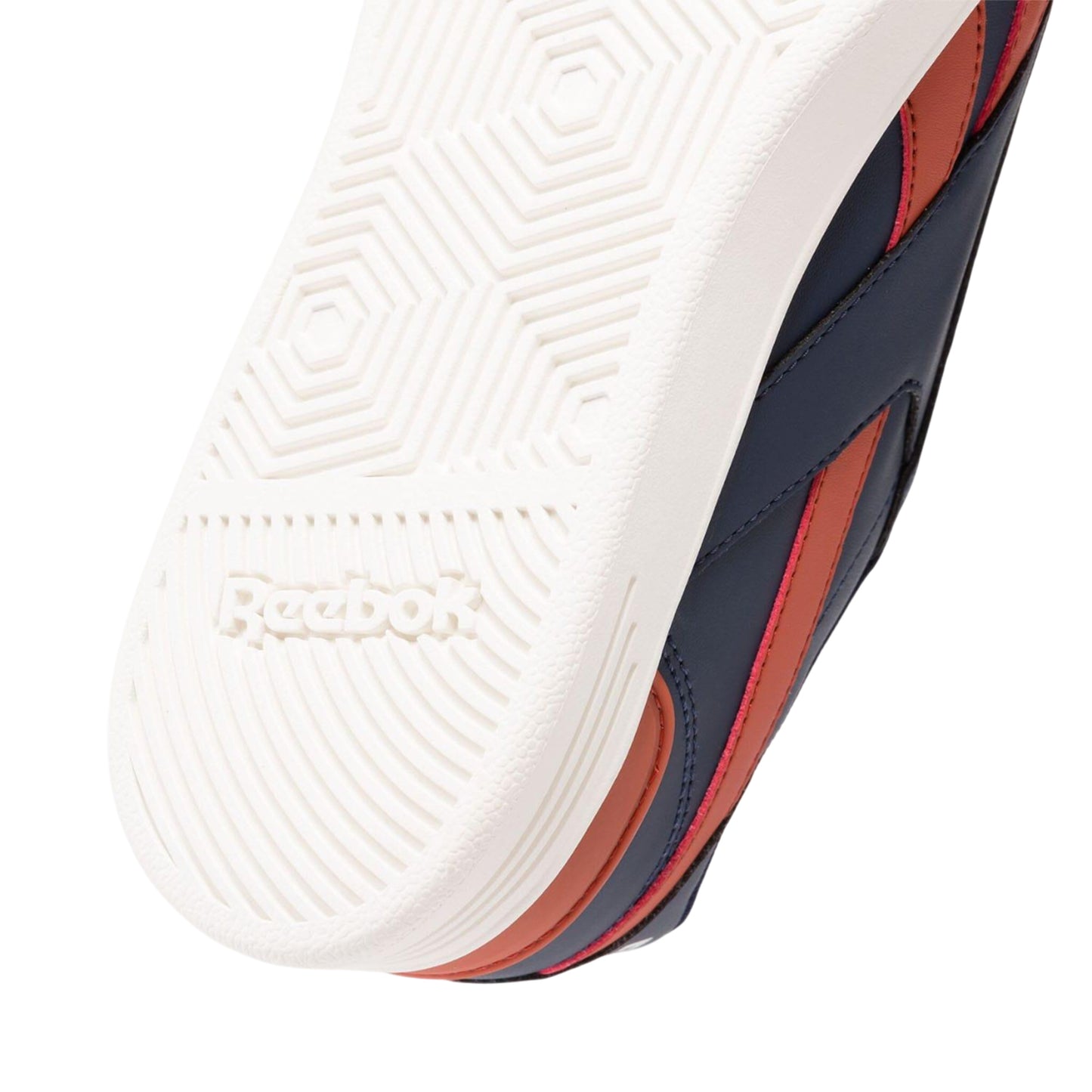 Navy-Red - Close up - Reebok Unisex Adult Court Advance Clip Trainers
