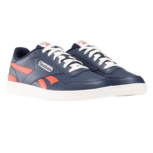 Navy-Red - Front - Reebok Unisex Adult Court Advance Clip Trainers