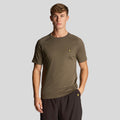 Khaki - Front - Lyle & Scott Mens Core Raglan T-Shirt