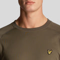 Khaki - Lifestyle - Lyle & Scott Mens Core Raglan T-Shirt
