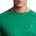 Green - Side - Lyle & Scott Mens Core Raglan T-Shirt