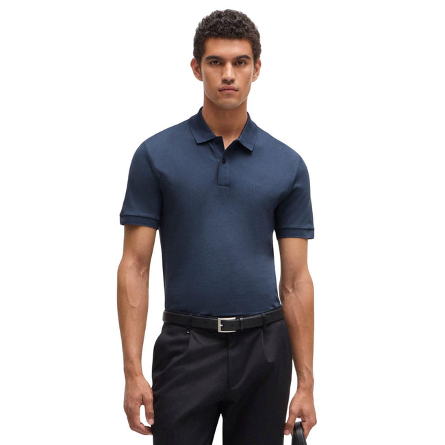 Blue - Lifestyle - Boss Mens Pallas Regular Polo Shirt