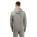 Grey - Back - Puma Mens Small Logo Hoodie