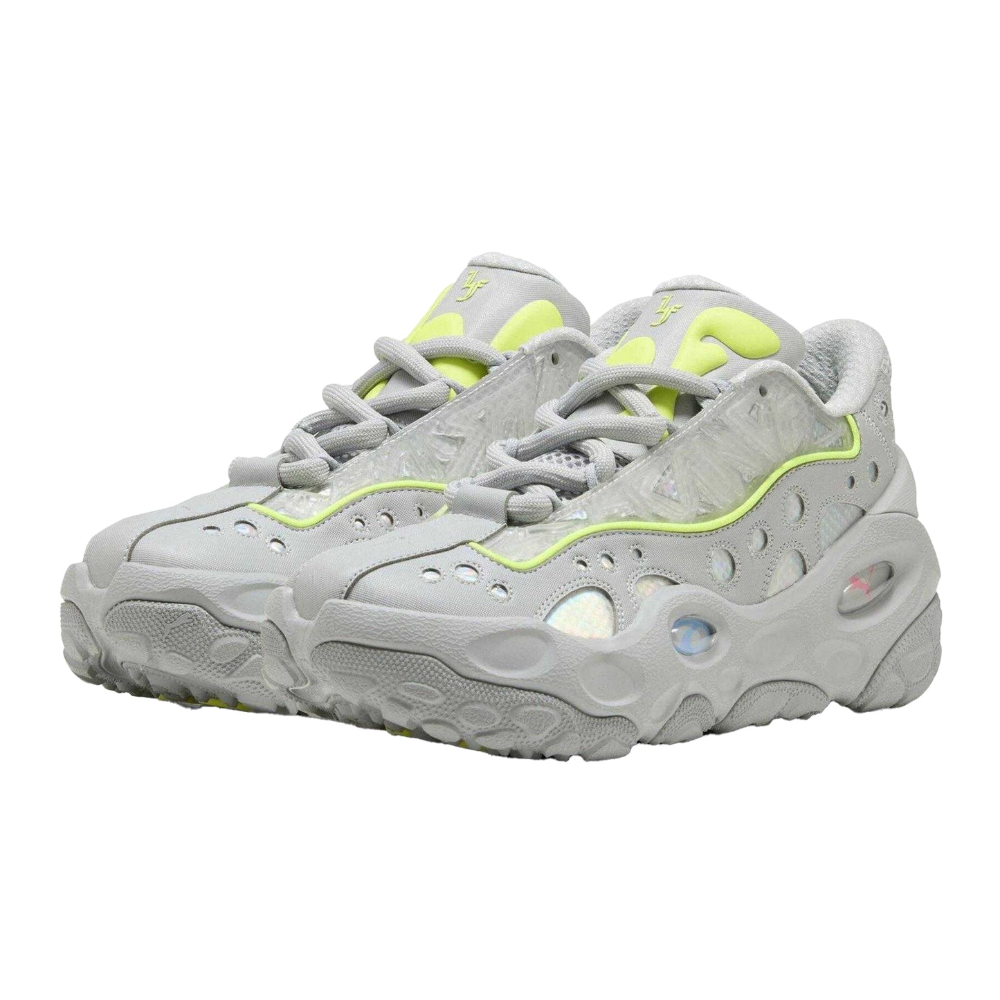 Grey - Pack Shot - Puma Mens La Franc Trainers