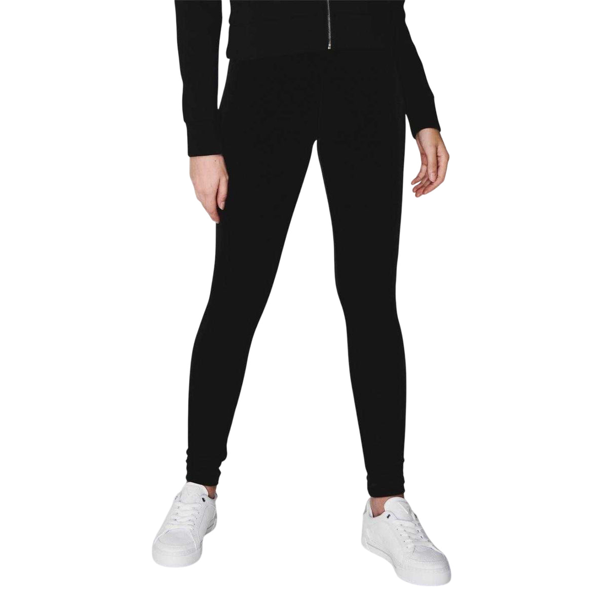 Black - Lifestyle - Commando Womens-Ladies Velvet Leggings