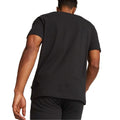 Black - Close up - Puma Mens Essential Small Logo T-Shirt