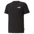 Black - Front - Puma Mens Essential Small Logo T-Shirt
