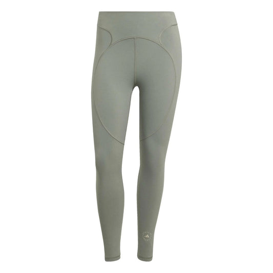 Stone Green - Front - Adidas Womens-Ladies Stella McCartney Leggings