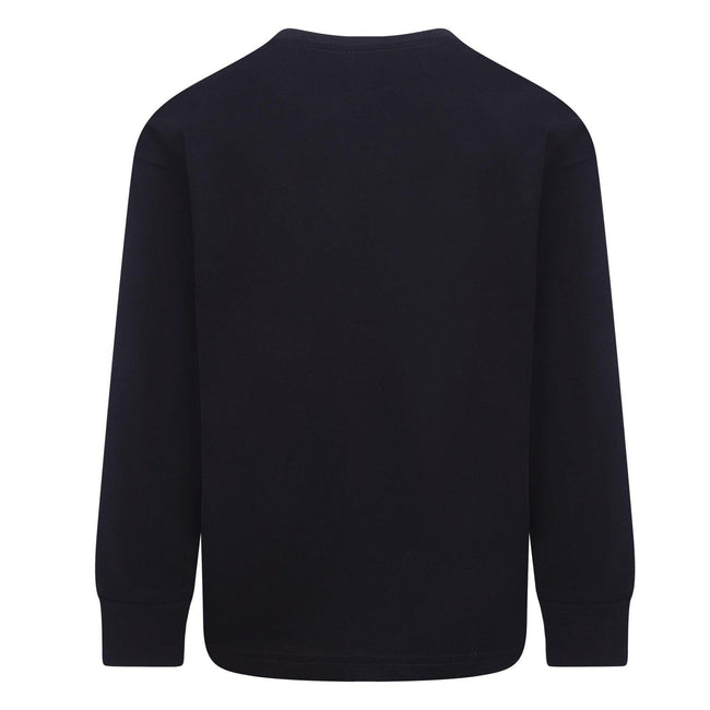 Black - Back - Nike Childrens-Kids Relaxed Fit Long-Sleeved Sweatshirt