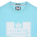 Light Blue - Side - Weekend Offender Mens Bonpensiero Graphic T-Shirt