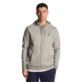 Grey - Lifestyle - Lyle & Scott Mens Fly Fleece Full Zip Hoodie