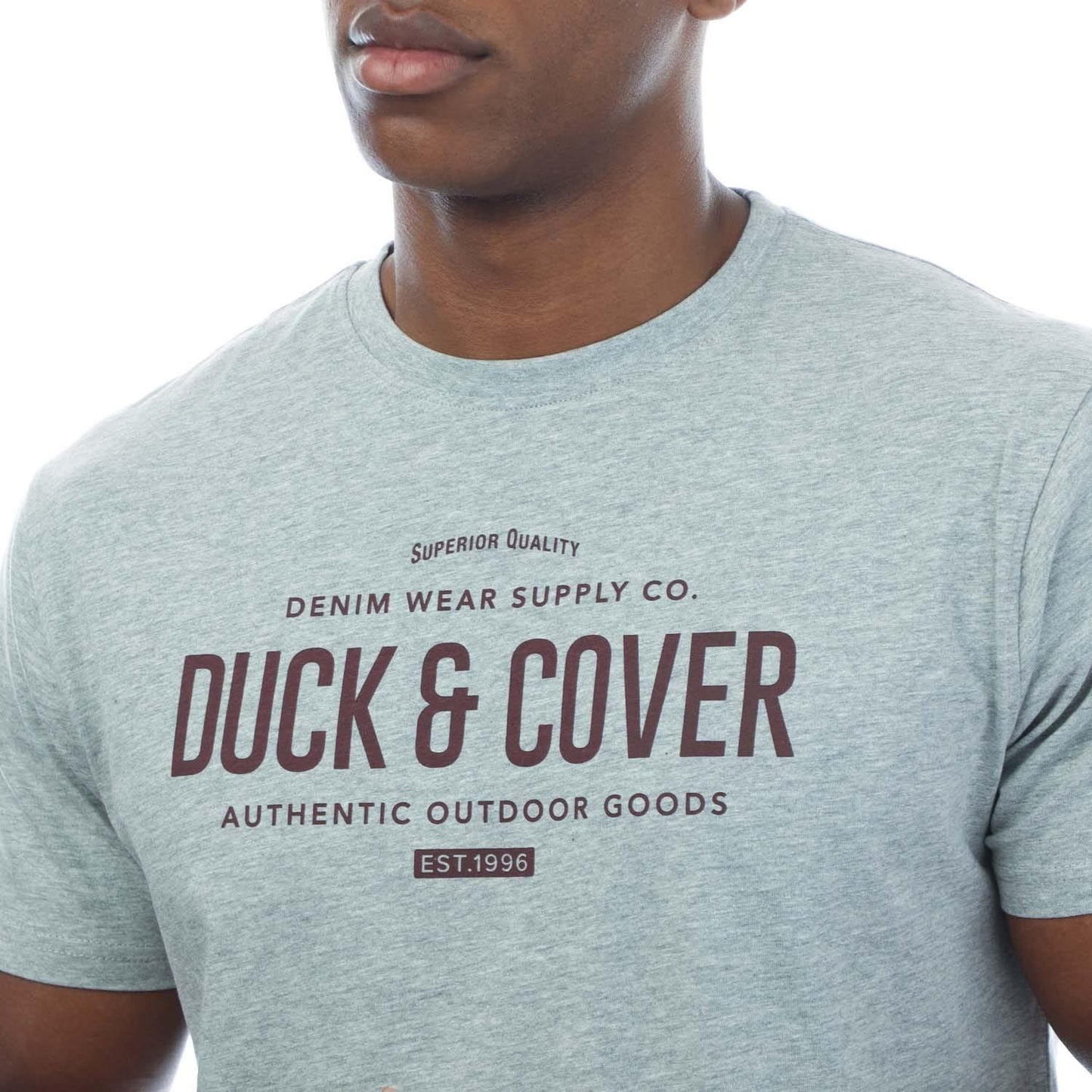 Multicoloured - Close up - Duck and Cover Mens Cheymore T-Shirt (Pack of 5)