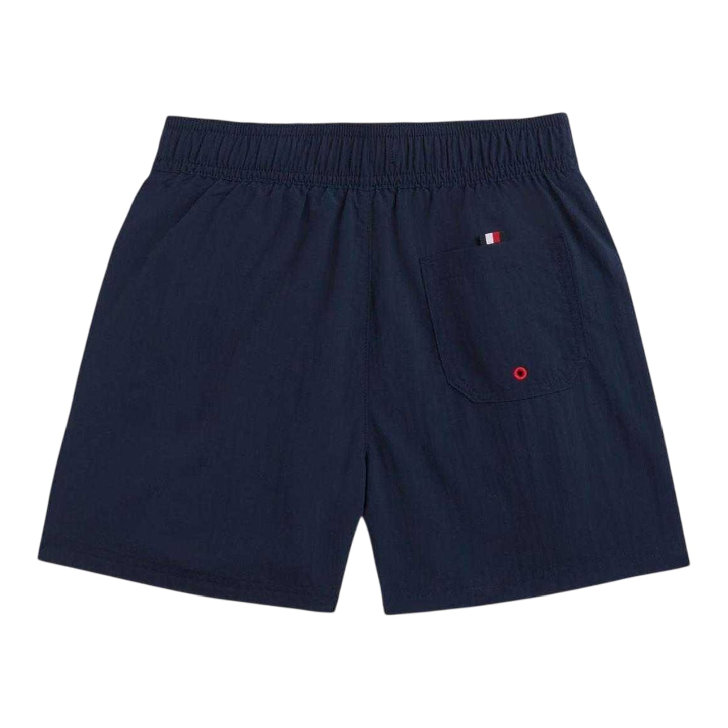 Navy Blue - Back - Tommy Hilfiger Boys Colour Block Swim Shorts