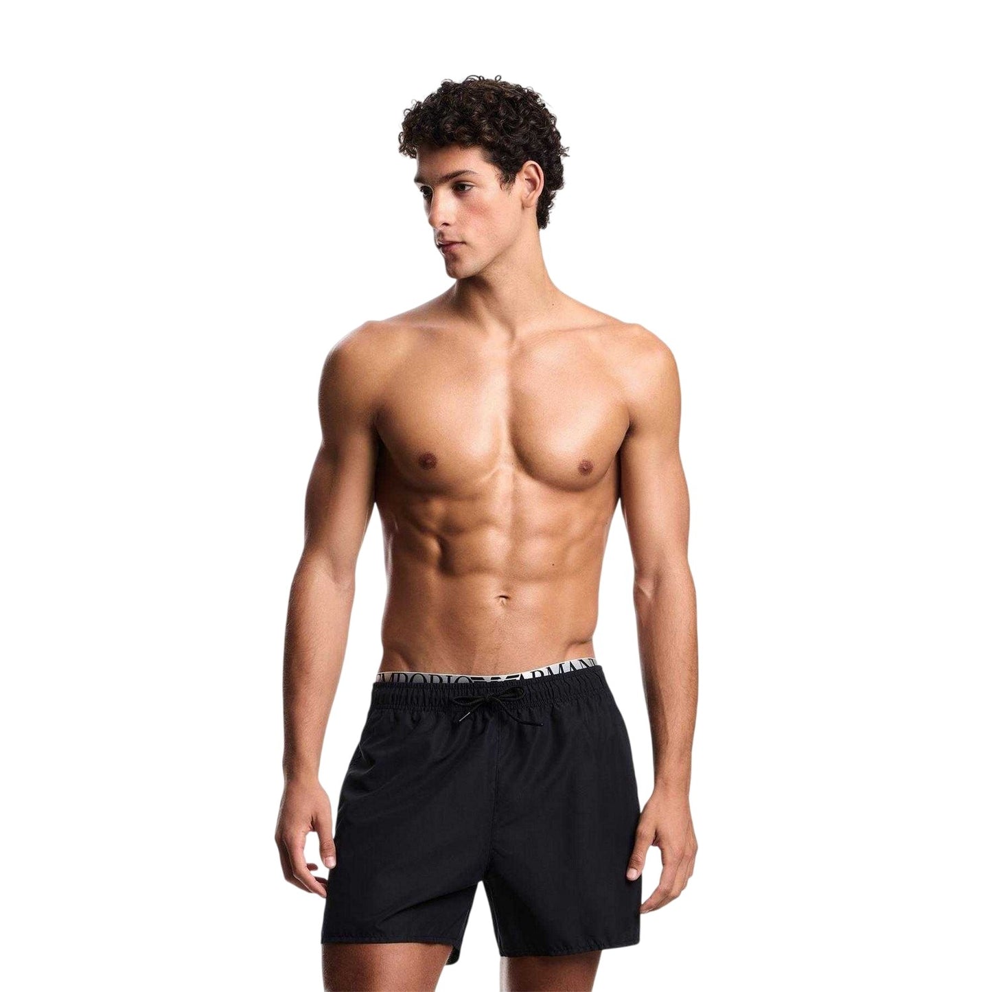 Black - Lifestyle - Emporio Armani EA7 Mens Swimming Trunks